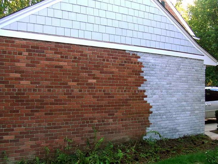How To Whitewash An Exterior Wall House